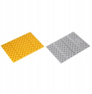 NC17105 MATA KEMPINGOWA DO SIEDZENIA Z PODBICIEM ALUMINIOWYM +IXPE 40 CM ŻÓŁTA NILS CAMP 6