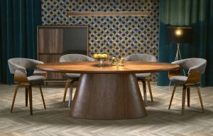 Stół owalny VAGNER 220x98 orzech HALMAR 2