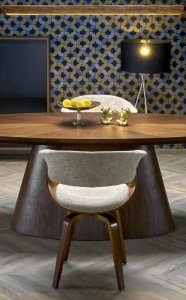 Stół owalny VAGNER 220x98 orzech HALMAR 9