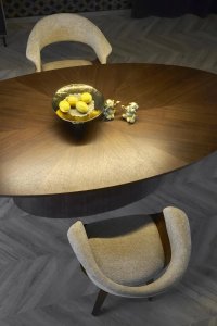 Stół owalny VAGNER 220x98 orzech HALMAR 10