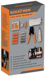 BIGSTREN Tester kabli - zestaw sieciowy Bigstren 25834 2