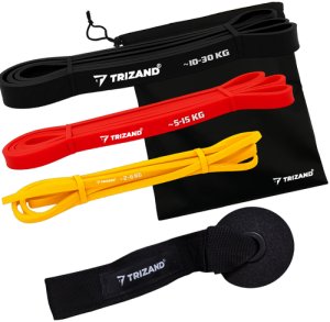 Trizand Zestaw gum do ćwiczeń - 3szt. Trizand 25879 8