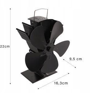 Wentylator kominkowy 5-łopatkowy Kaminer 26206 3