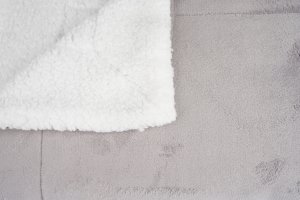 Koc dwustronny 150x200cm jasnoszary Ruhhy 26293 5