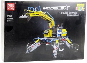 Klocki Konstrukcyjne Koparka Terenowa Ruchoma 1392 el. LEAN Toys 3
