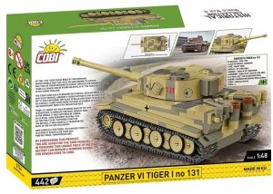Cobi Panzer VI Tiger I no 131 (skala 1:48) 2