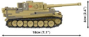 Cobi Panzer VI Tiger I no 131 (skala 1:48) 4