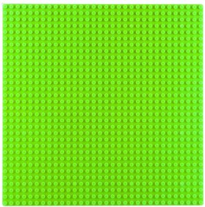 Płyta Plansza Konstrukcyjna Do Klocków Budowania Zielona 25,5x25,5 cm 2