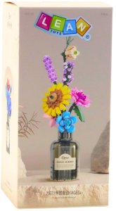 Klocki Konstrukcyjne Bukiet Kolorowych Kwiatów W Wazonie 387 el. 3