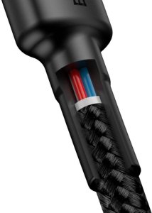 Kabel USB Baseus USB-C - USB-C 1 m Czarny (6953156285217) 6