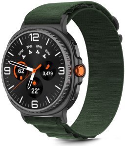 TECH-PROTECT NYLON PRO SAMSUNG GALAXY WATCH 8 / CLASSIC (40 / 44 / 46 MM) ARMY GREEN 3