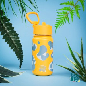 Brosky Wild Żółty bidon na wodę z nadrukiem 450 ml 3