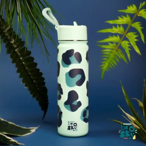 Brosky Wild Miętowa butelka na wodę z nadrukiem w motyw zwierzęcy 680 ml 3