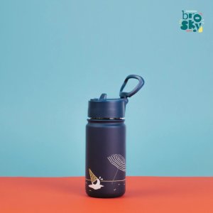 Brosky O. Granatowy bidon termiczny na wodę 450 ml 3