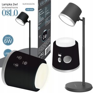 Lampka biurkowa Svensson czarna  (LXBL1005C) 5