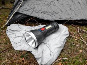 Latarka ręczna LTC 1-LED XPE+COB 3W 500lm, akumulator 2400mAh, IP65,USB-C 2