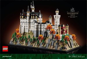 LeanToys Klocki Architecture 21063 Zamek Neuschwanstein LEGO 3