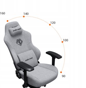 Fotel gamingowy Phantom 3 PRO L Anda Seat materiałowy ciemnoszary 8