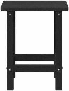 vidaXL Stolik boczny Adirondack Czarny 38 x 38 x 45 cm z HDPE 6