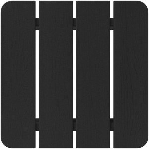 vidaXL Stolik boczny Adirondack Czarny 38 x 38 x 45 cm z HDPE 8