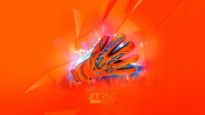 Reusch Attrakt Solid Junior 7,5 pomarańczowe 6