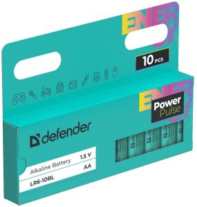 BATERIA ALKALICZNA DEFENDER LR6-10BL - TYP AA - BLISTER 10szt. 2
