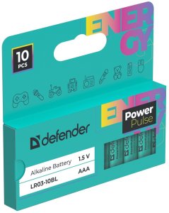 BATERIA ALKALICZNA DEFENDER LR03-10BL - TYP AAA - BLISTER 10szt. 2