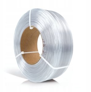 3D plastikas PCTG skaidrus 1.75mm 1kg refill pakuote Rosa3D 3