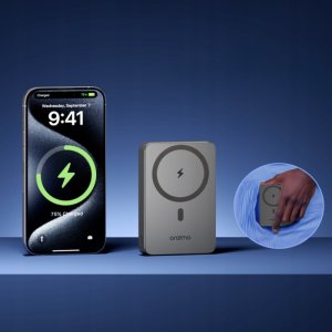 Oraimo Powerbank magnetyczny Magsafe 10000mAh 15W czarny 16