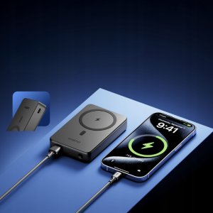 Oraimo Powerbank magnetyczny Magsafe 10000mAh 15W czarny 9