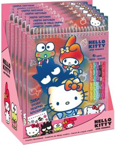 *****Hello Kitty zest kredki/naklejk HK50144 87014 3