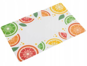 Podkładka na stół prostokątna 28x43cm mata PCV w letni owocowy wzór 2
