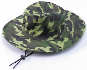 Kapelusz kowbojski rozmiar 58 z regulacją pod brodą militarny wzór 3