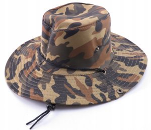 Kapelusz kowbojski rozmiar 58 z regulacją pod brodą militarny wzór 4