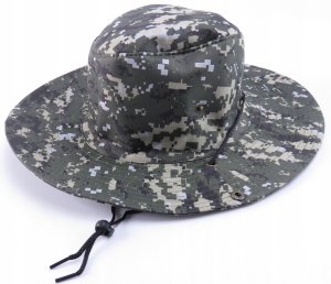 Kapelusz kowbojski rozmiar 58 z regulacją pod brodą militarny wzór 6