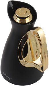 Termos z wkładem szklanym 1L ALESSIA czarno-złoty 9200 4