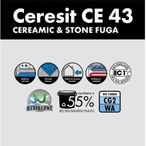 CERESIT CE43GROUT GRAY HIGH RESIST. 2
