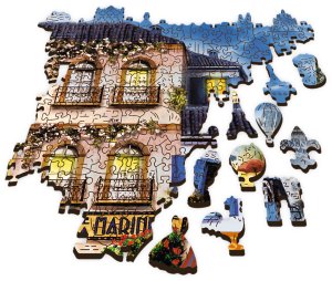 Trefl Puzzle drewniane Francuska uliczka 1000 elementów (20209) 3
