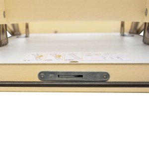 Drewniane schody strychowe EXTRA 112X70 46 mm w zestawie z wkrętami do betonu 11