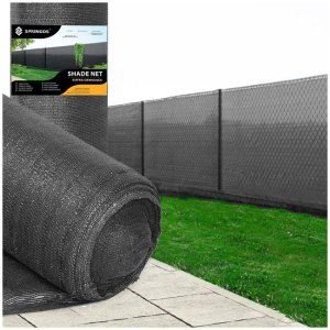 Siatka cieniująca 90% osłonowa 1,5x50m jasny antracyt 200 szt. opasek zaciskowych UNIWERSALNY 6