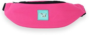 Spółka Zoo Design Pojemna materiałowa torba saszetka nerka Kolor różowy 2