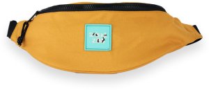 Spółka Zoo Design Pojemna materiałowa torba saszetka nerka Kolor musztardowy 2