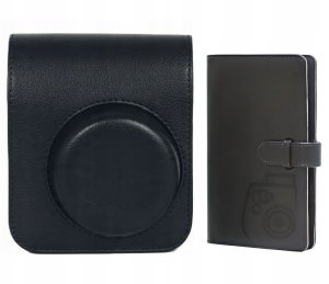 Futerał Etui Pokrowiec Do Fuji Fujifilm Instax Mini 41 + Album Na 96 Zdjęć / Czarny 3