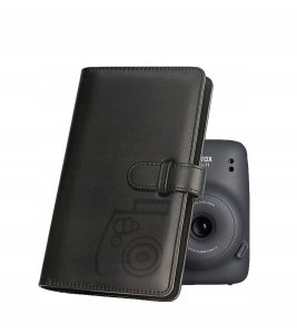 Futerał Etui Pokrowiec Do Fuji Fujifilm Instax Mini 41 + Album Na 96 Zdjęć / Czarny 6