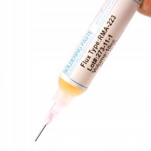 ZESTAW TŁOCZEK IGŁA TOPNIK DO LUTOWANIA RMA-223 PASTA BGA AKTYWNA KALAFONIA 4