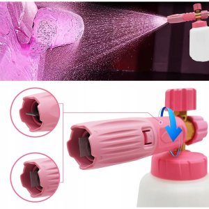 KOMPLET PROFESJONALNA DUŻA PIANOWNICA PIANA DO MYJKI SZYBKOZŁĄCZKA 1/4 1L 4