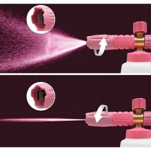 KOMPLET PROFESJONALNA DUŻA PIANOWNICA PIANA DO MYJKI SZYBKOZŁĄCZKA 1/4 1L 6