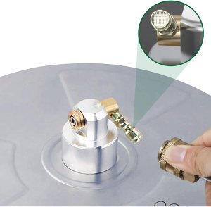 Profesjonalna szczotka do kostki T-Racer 20" 50cm z trzema kołami 275 bar stal nierdzewna z szybkozłączką 3/8" oraz lancą 76cm 6