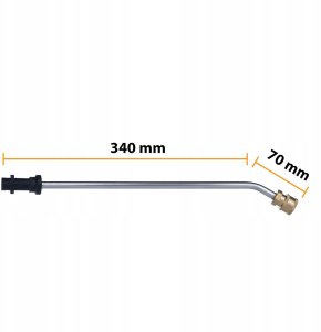 Lanca do myjki ciśnieniowej 1/4" 34cm zagięta 30 z przyłączem Krcher K Bayonet 2
