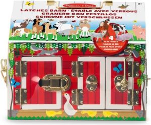 Melissa & Doug Drewniana stodoła ze zwierzętami - walizka z zamkami i zatrzaskami 12564 2